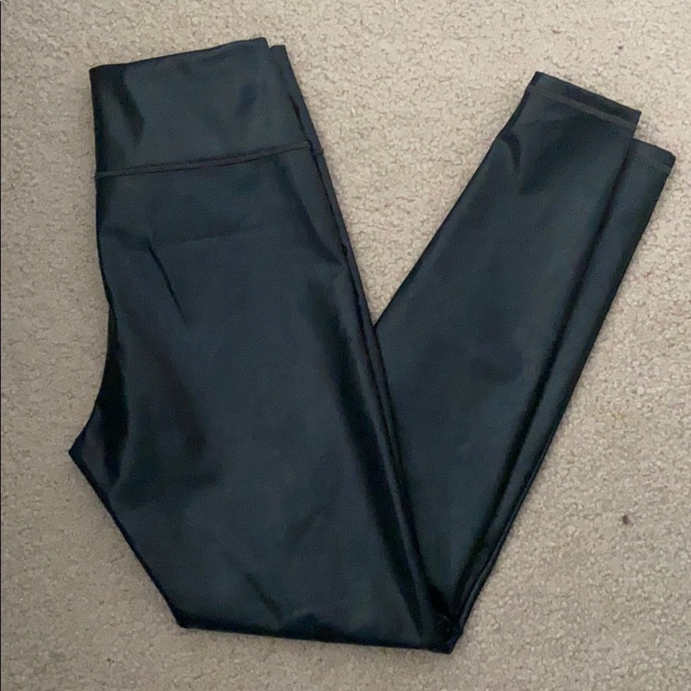 Athletes all over gleam leggings- Medium Tall